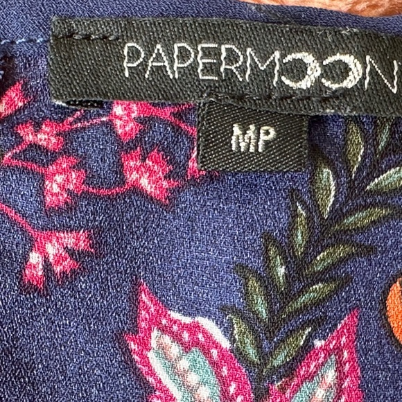 PaperMoon Floral Spaghetti Strap Top Size MP - Picture 4 of 5